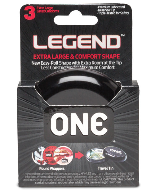 One The Legend XL Kondome - Doos van 3
