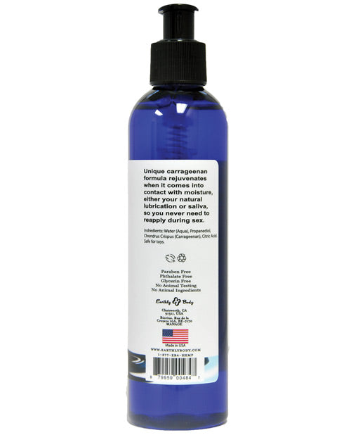Lubrifiant personnel Earthly Body Waterslide avec carraghénane - Bouteille de 227 ml