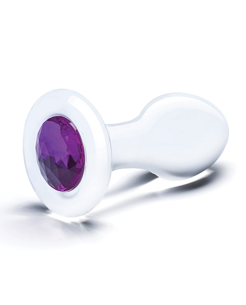 Glas 3.5" Bling Bling Glas Anusprop - Deursigtig