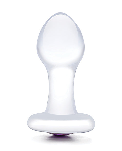 Glas 3.5" Bling Bling Glas Anusprop - Deursigtig