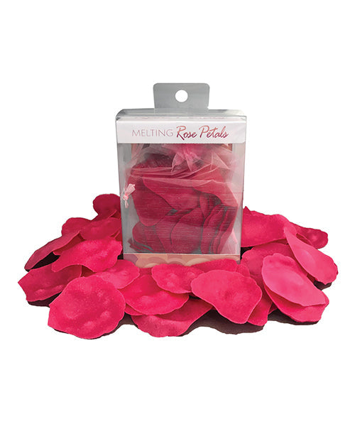 Pétales de rose fondants
