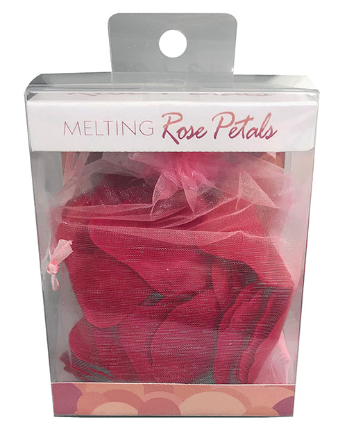 Pétales de rose fondants