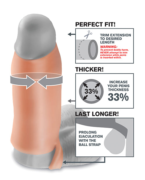 Fantasie X-tensions Real Feel Enhancer XL - Vlees