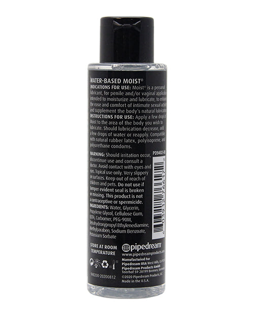 Lubrifiant personnel à base d'eau Moist Backdoor Formula - 4,4 oz