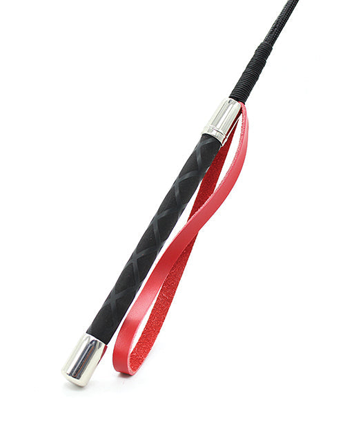 Crop en PVC Plesur 26" - Noir/Rouge