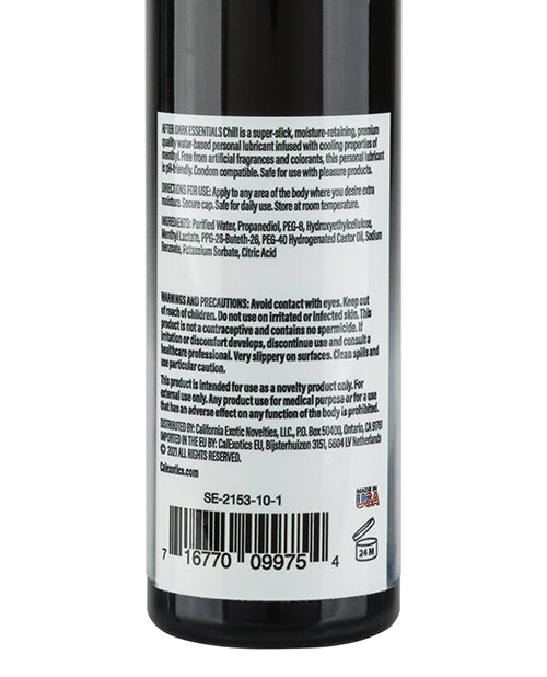 Lubrifiant personnel rafraîchissant à base d'eau After Dark Essentials Chill - 113 ml