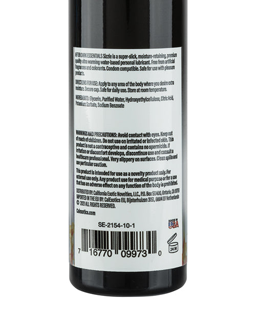 Lubrifiant personnel chauffant à base d'eau After Dark Essentials Sizzle - 113 ml