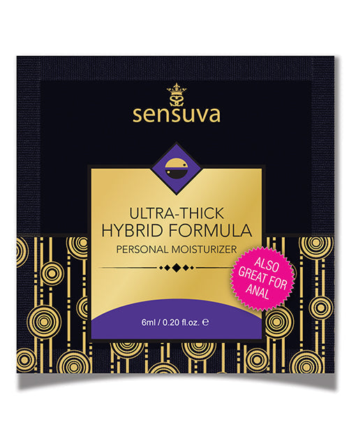 Hydratant personnel hybride ultra-épais Sensuva - 140 ml, non parfumé