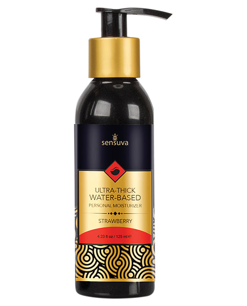 Hydratant personnel ultra-épais à base d'eau Sensuva - 120 ml Fraise