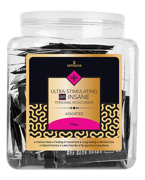 Crème hydratante personnelle ultra stimulante ON Insane - Sachets à usage unique assortis (100 unités)