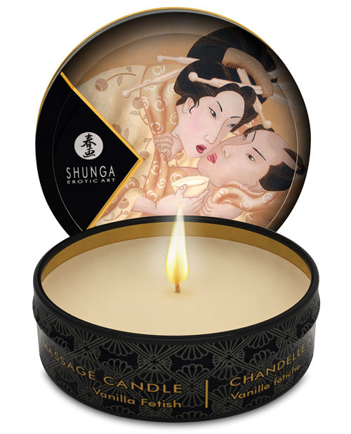 Mini bougie de massage Shunga Desire Candlelight - 28 g de vanille