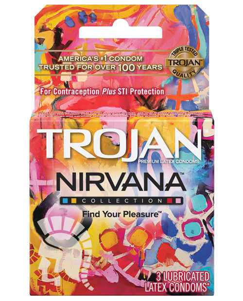 Préservatifs Trojan Nirvana - Lot de 3