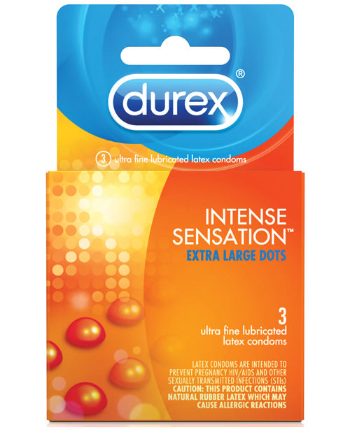 Préservatifs Durex Sensation Intense - Boîte de 3