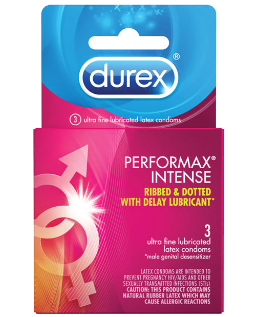 Préservatifs Durex Performance Intense - Boîte de 3