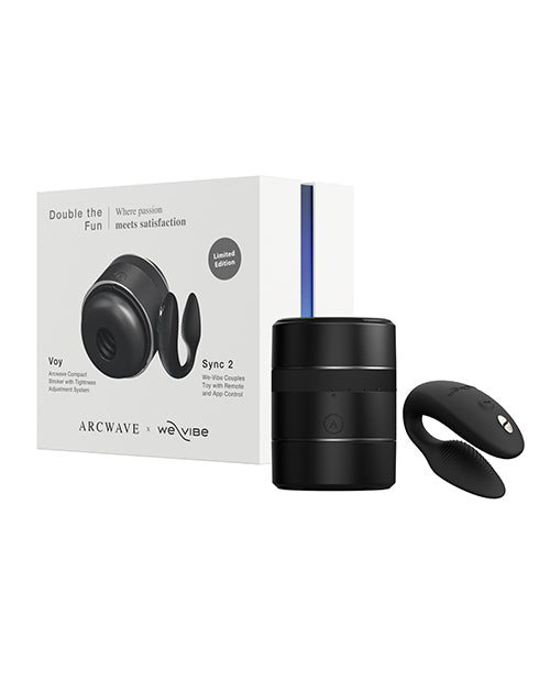 Paire d'écouteurs Arcwave Voy / We-Vibe Sync 2, doublement amusant - Noir