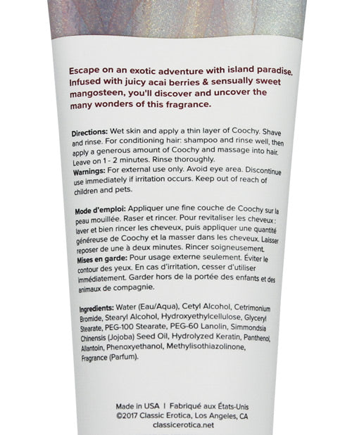 Crème à raser COOCHY - 7,2 oz Island Paradise