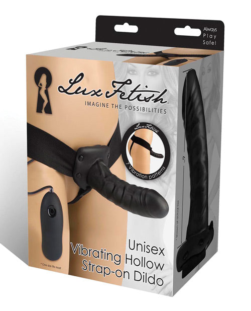Gode ​​ceinture creux vibrant unisexe Lux Fetish