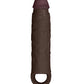 Gaine en silicone liquide Flexskin, modèle F, 22,4 cm (8,8 po) - Acajou