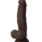 Shaft Flexskin Realistiese Dildo | Sykurwe Silikoon Dildo | 8.5" Groot Dildo | Vibrerende Dildo met Balle