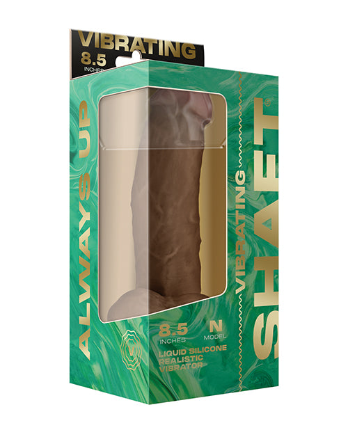 Shaft Flexskin Realistiese Dildo | Silikoon Eikehout Dildo | 8.5" Groot Dildo | Vibrerende Dildo met Balle