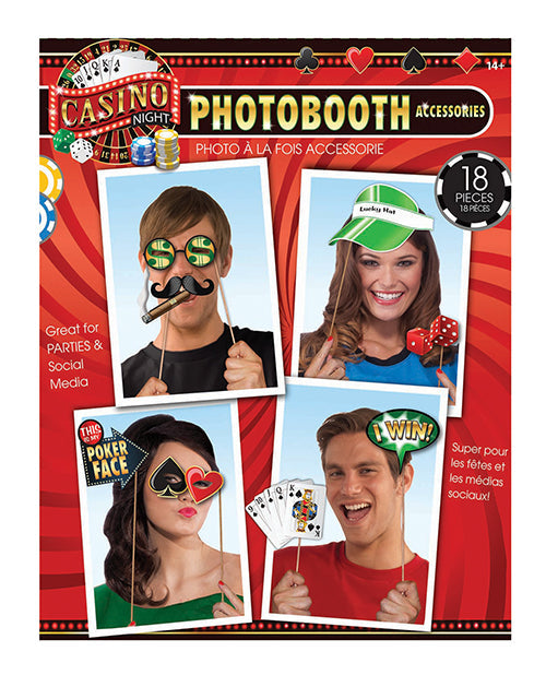 Kasino Fotohokkie Rekwisietstel - Stel van 18 stuks