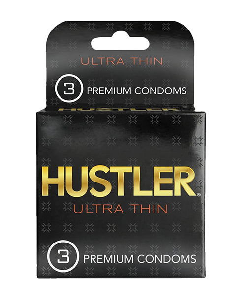 Préservatifs Hustler Ultra Thin Premium - Lot de 3