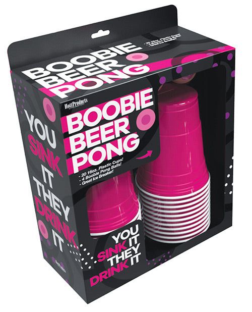 Boobie Beer Pong avec gobelets et boules Boobie