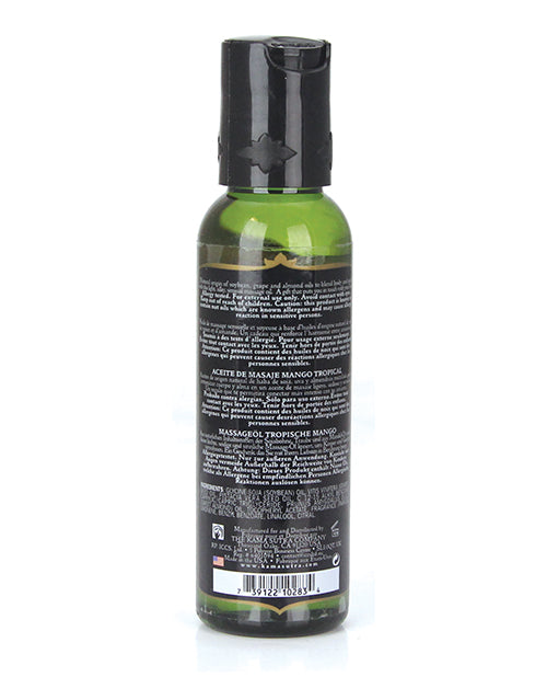 Huile de massage Kama Sutra Naturals - 57 g - Mangue tropicale