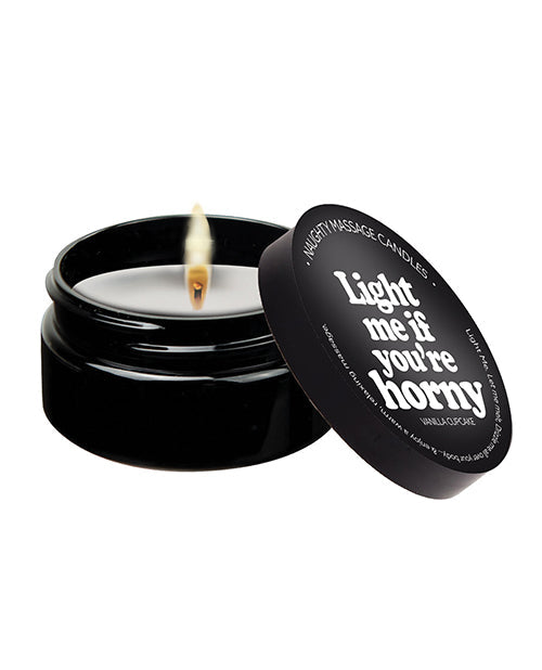 Mini bougie de massage Kama Sutra - 2 oz Allume-moi si tu es excitée