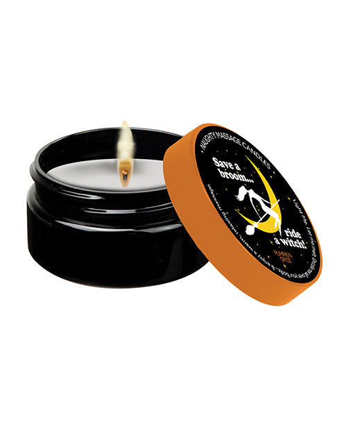 Mini bougie de massage Halloween Kama Sutra - 1,7 oz Ride a Witch