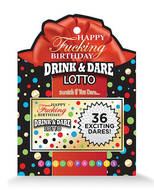 Gelukkige Verjaarsdag Drink &amp; Dare Lotto