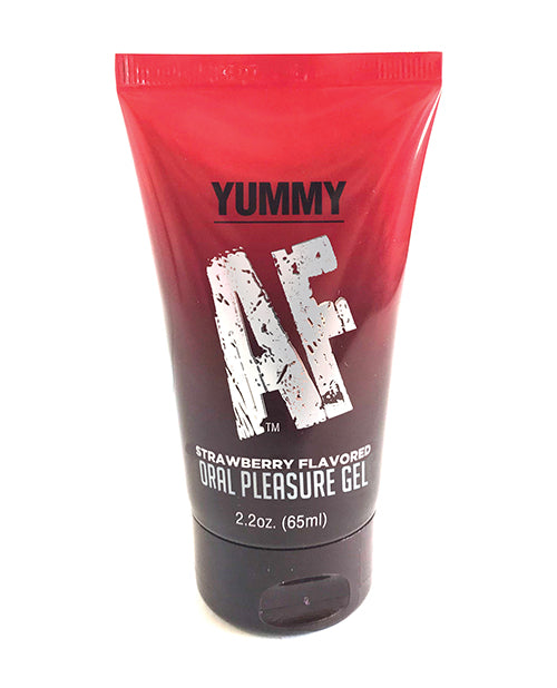 Yummy AF Orale Plesierjel - 2.2 oz Aarbei