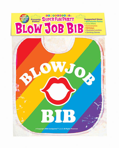 Bavoir Blow Job - Arc-en-ciel