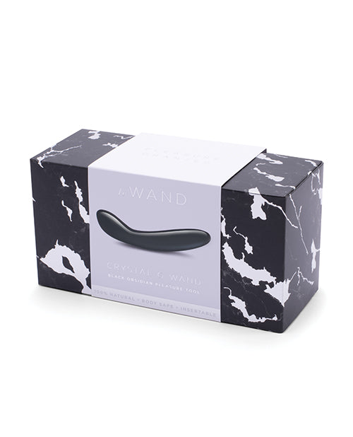 Baguette G en cristal Le Wand - Obsidienne noire