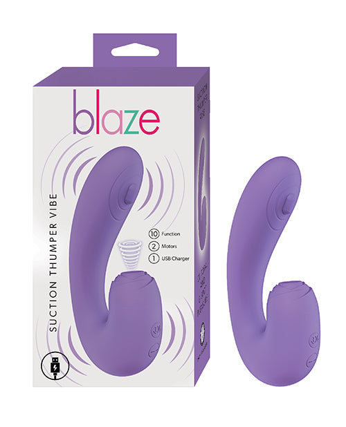 Vibromasseur Blaze Suction Thumper - Lavande