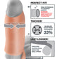Fantasie X-tensions Real Feel Enhancer XL - Vlees