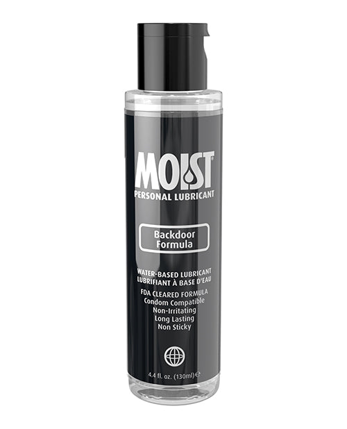Lubrifiant personnel à base d'eau Moist Backdoor Formula - 4,4 oz