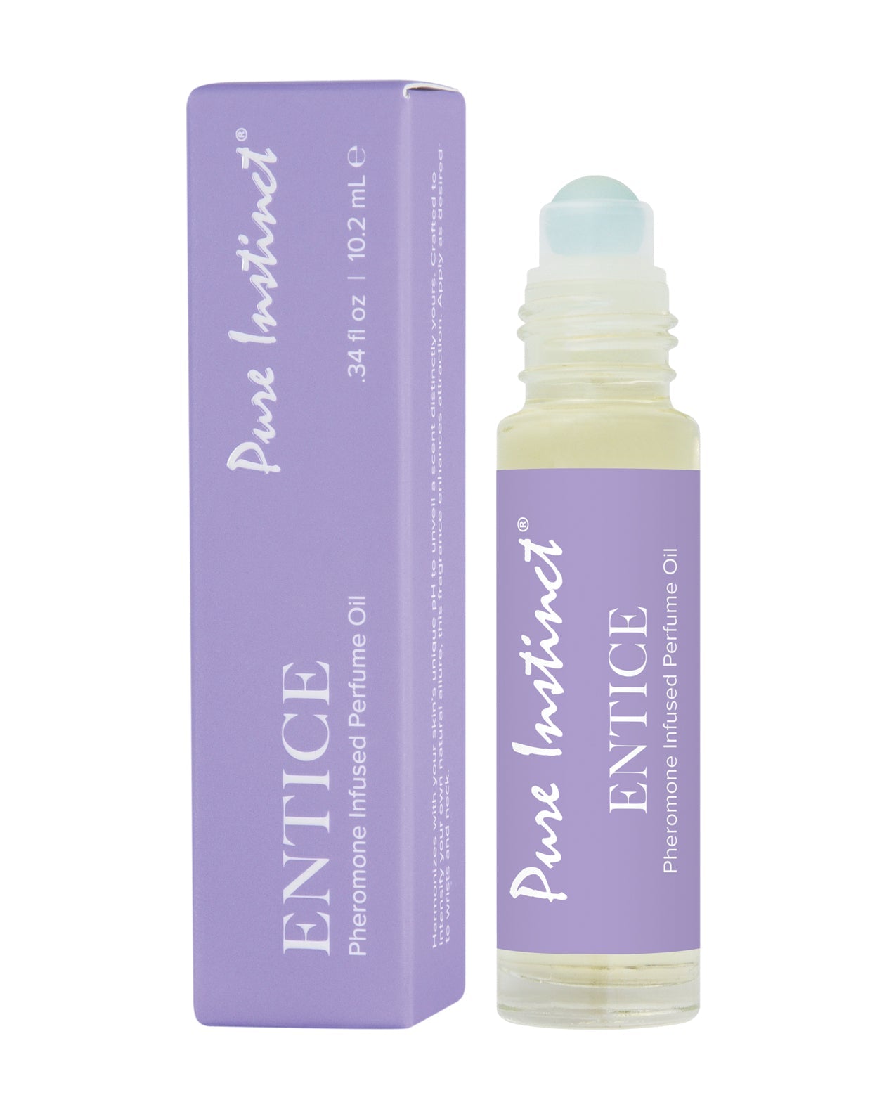 Huile parfumée aux phéromones Pure Instinct Roll On Entice - 10,2 ml