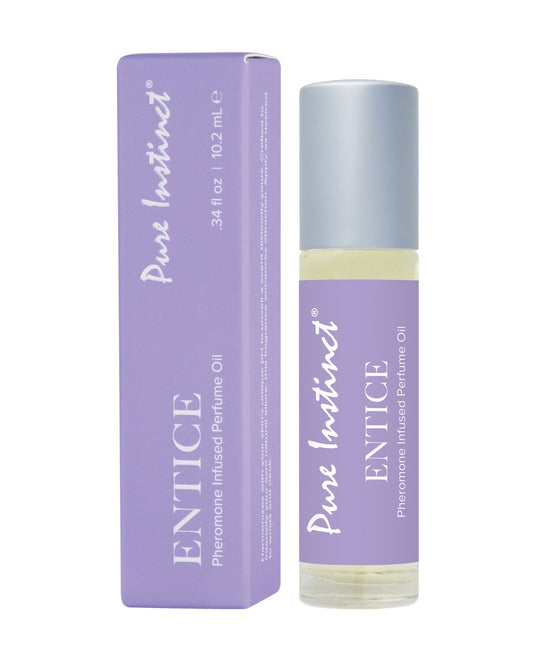 Huile parfumée aux phéromones Pure Instinct Roll On Entice - 10,2 ml