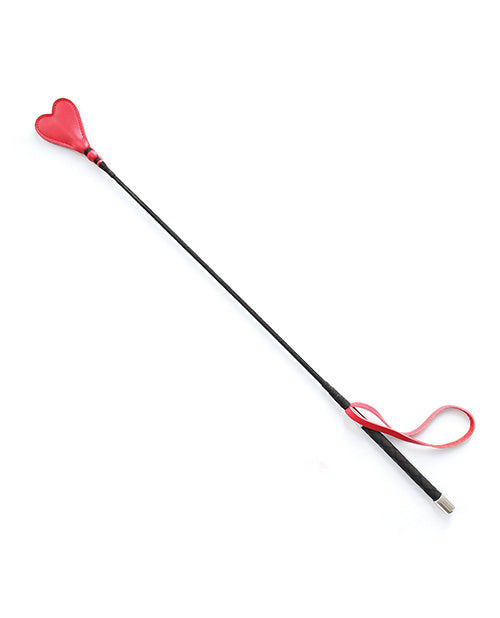Crop en PVC Plesur 26" - Noir/Rouge