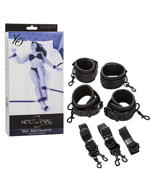 Attaches de lit réglables de la collection Nocturnal - Noir