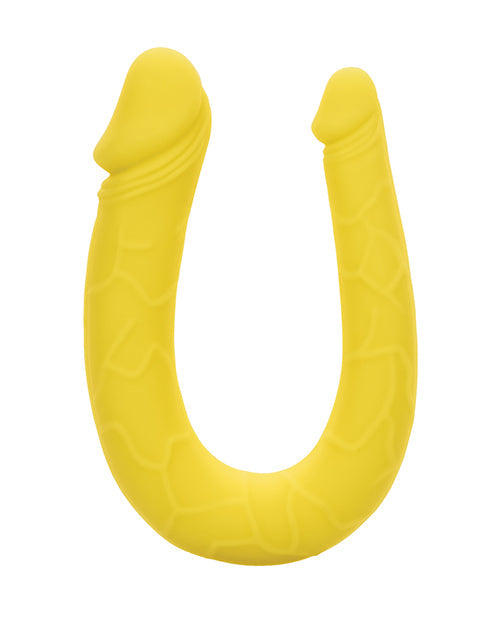 Gode ​​réaliste AC-DC sans limites | Double gode 13,5 pouces | Grand gode jaune | Gode géant