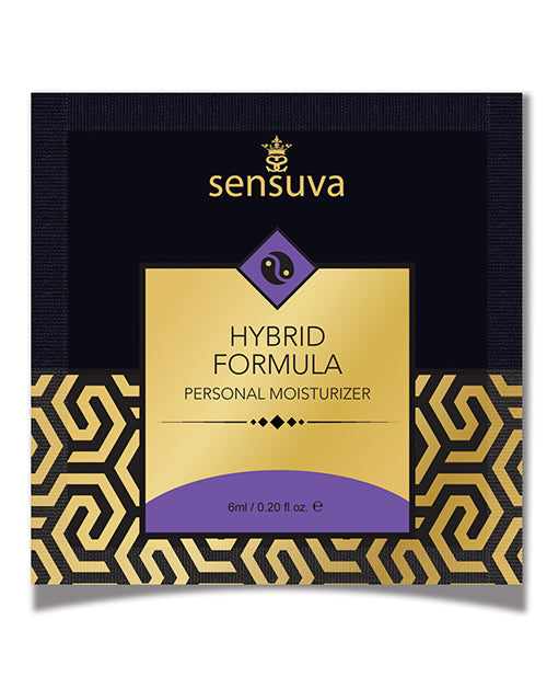 Hydratant personnel hybride Sensuva, sachet à usage unique - 6 ml, non parfumé