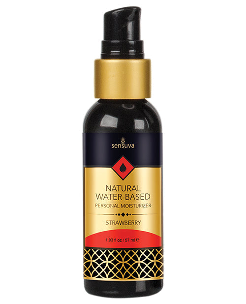 Hydratant personnel naturel à base d'eau Sensuva - 55 ml Fraise