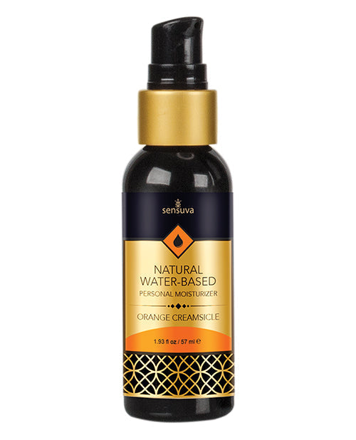 Hydratant personnel naturel à base d'eau Sensuva - Crème glacée à l'orange 55 ml