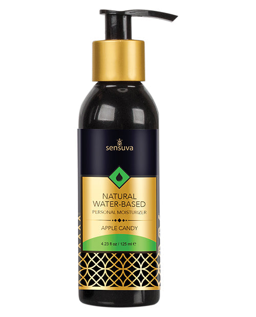 Hydratant personnel naturel à base d'eau Sensuva - 120 ml Bonbon aux pommes