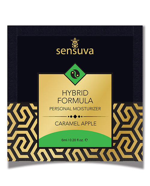 Hydratant personnel hybride Sensuva en sachet à usage unique - 6 ml Pomme caramel