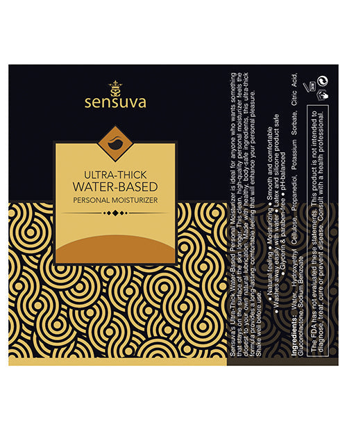 Hydratant personnel ultra-épais à base d'eau Sensuva - Caramel salé 129 g