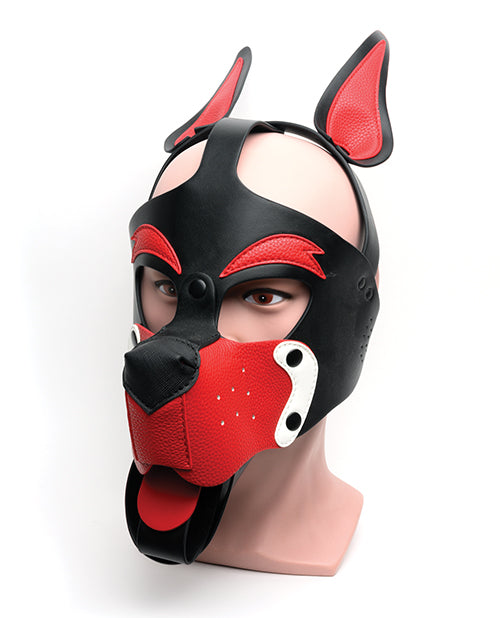 665 Capuche Playful Pup - O/S Noir/Blanc/Rouge
