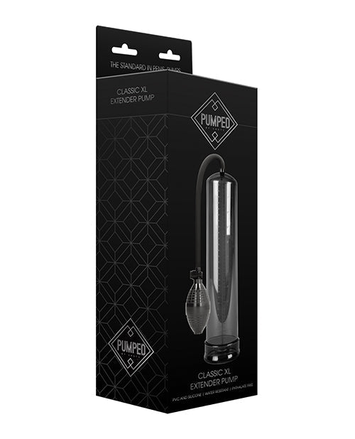 Shots Pumped XL Verlengpomp - Swart
